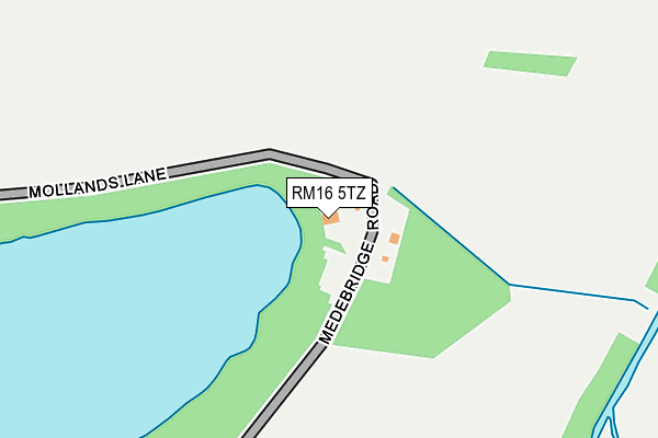 RM16 5TZ map - OS OpenMap – Local (Ordnance Survey) RM16 5TZ map - OS OpenMap – Local (Ordnance Survey)