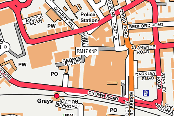 RM17 6NP map - OS OpenMap – Local (Ordnance Survey) RM17 6NP map - OS OpenMap – Local (Ordnance Survey)