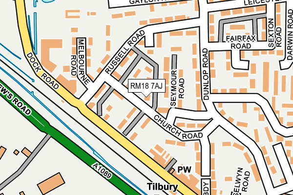 RM18 7AJ map - OS OpenMap – Local (Ordnance Survey) RM18 7AJ map - OS OpenMap – Local (Ordnance Survey)