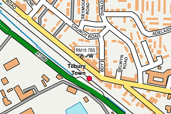 RM18 7BS map - OS OpenMap – Local (Ordnance Survey) RM18 7BS map - OS OpenMap – Local (Ordnance Survey)