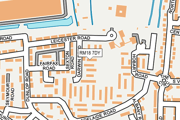 RM18 7DY map - OS OpenMap – Local (Ordnance Survey) RM18 7DY map - OS OpenMap – Local (Ordnance Survey)