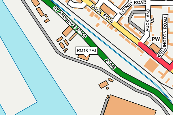 RM18 7EJ map - OS OpenMap – Local (Ordnance Survey) RM18 7EJ map - OS OpenMap – Local (Ordnance Survey)