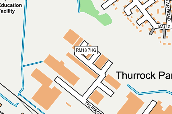 RM18 7HG map - OS OpenMap – Local (Ordnance Survey) RM18 7HG map - OS OpenMap – Local (Ordnance Survey)