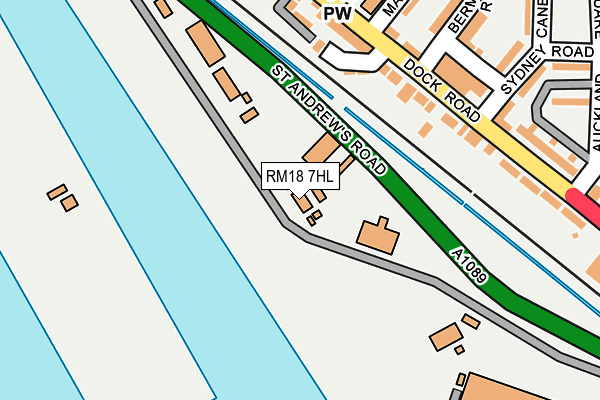 RM18 7HL map - OS OpenMap – Local (Ordnance Survey) RM18 7HL map - OS OpenMap – Local (Ordnance Survey)