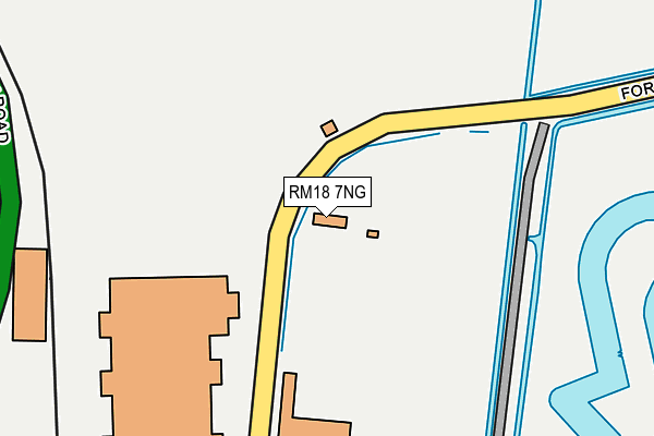 RM18 7NG map - OS OpenMap – Local (Ordnance Survey) RM18 7NG map - OS OpenMap – Local (Ordnance Survey)