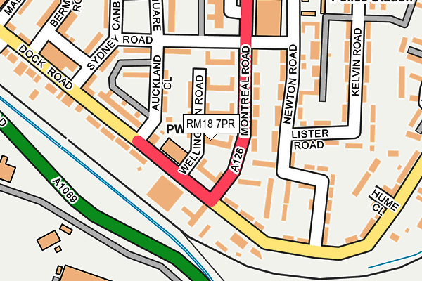 RM18 7PR map - OS OpenMap – Local (Ordnance Survey) RM18 7PR map - OS OpenMap – Local (Ordnance Survey)