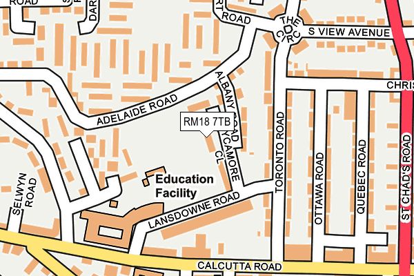 RM18 7TB map - OS OpenMap – Local (Ordnance Survey) RM18 7TB map - OS OpenMap – Local (Ordnance Survey)