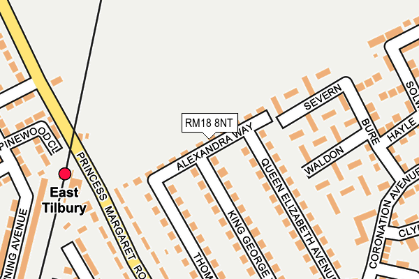 RM18 8NT map - OS OpenMap – Local (Ordnance Survey) RM18 8NT map - OS OpenMap – Local (Ordnance Survey)