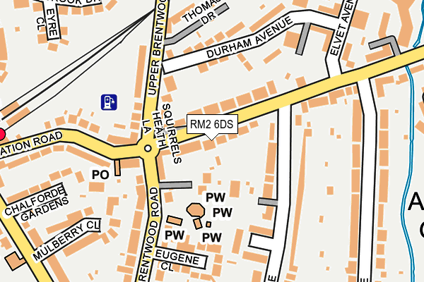RM2 6DS map - OS OpenMap – Local (Ordnance Survey) RM2 6DS map - OS OpenMap – Local (Ordnance Survey)