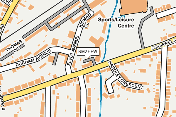 RM2 6EW map - OS OpenMap – Local (Ordnance Survey) RM2 6EW map - OS OpenMap – Local (Ordnance Survey)