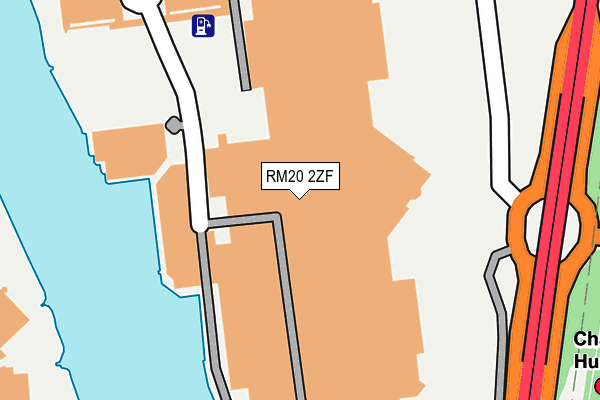 RM20 2ZF map - OS OpenMap – Local (Ordnance Survey) RM20 2ZF map - OS OpenMap – Local (Ordnance Survey)