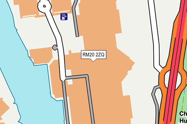 RM20 2ZQ map - OS OpenMap – Local (Ordnance Survey) RM20 2ZQ map - OS OpenMap – Local (Ordnance Survey)