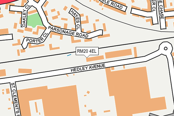RM20 4EL map - OS OpenMap – Local (Ordnance Survey) RM20 4EL map - OS OpenMap – Local (Ordnance Survey)