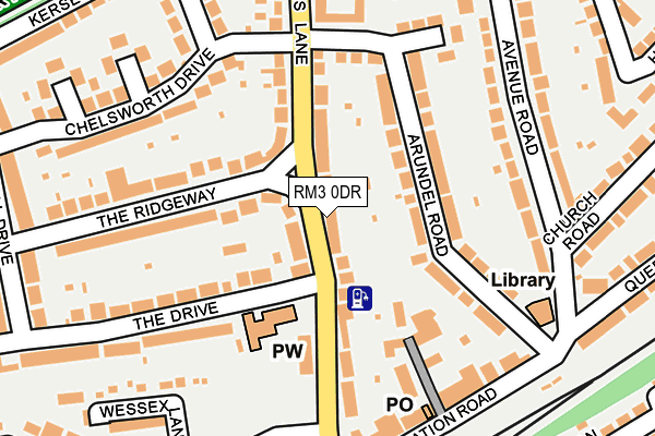 RM3 0DR map - OS OpenMap – Local (Ordnance Survey) RM3 0DR map - OS OpenMap – Local (Ordnance Survey)