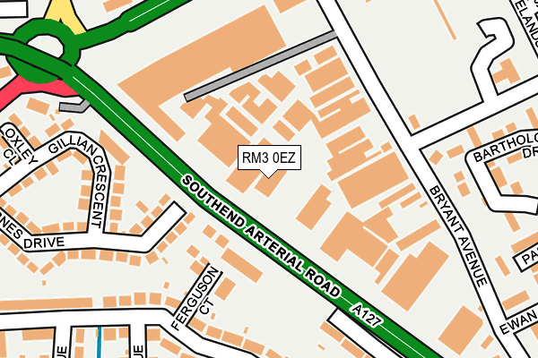 RM3 0EZ map - OS OpenMap – Local (Ordnance Survey) RM3 0EZ map - OS OpenMap – Local (Ordnance Survey)