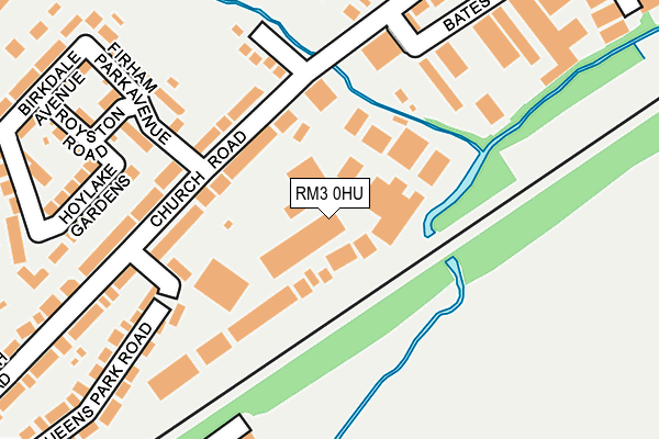 RM3 0HU map - OS OpenMap – Local (Ordnance Survey) RM3 0HU map - OS OpenMap – Local (Ordnance Survey)