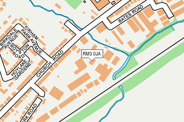 RM3 0JA map - OS OpenMap – Local (Ordnance Survey) RM3 0JA map - OS OpenMap – Local (Ordnance Survey)