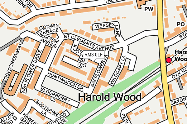 RM3 0LF map - OS OpenMap – Local (Ordnance Survey) RM3 0LF map - OS OpenMap – Local (Ordnance Survey)