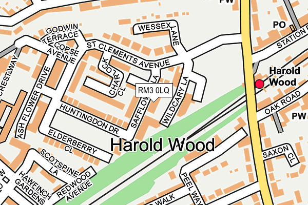 RM3 0LQ map - OS OpenMap – Local (Ordnance Survey) RM3 0LQ map - OS OpenMap – Local (Ordnance Survey)