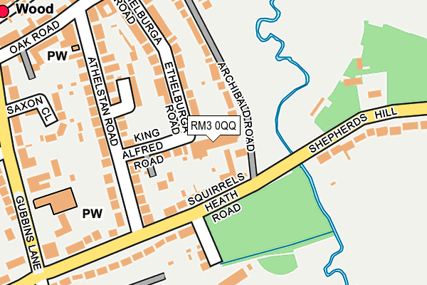 RM3 0QQ map - OS OpenMap – Local (Ordnance Survey) RM3 0QQ map - OS OpenMap – Local (Ordnance Survey)