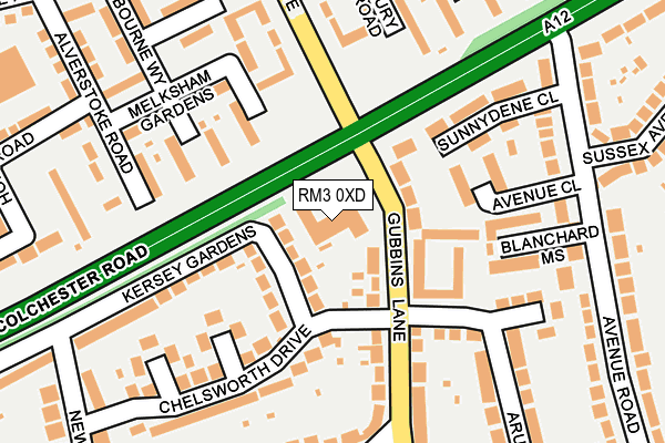 RM3 0XD map - OS OpenMap – Local (Ordnance Survey) RM3 0XD map - OS OpenMap – Local (Ordnance Survey)