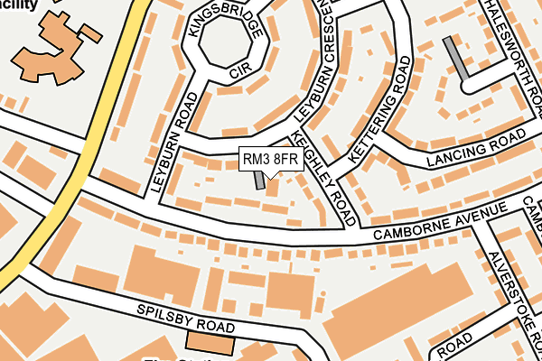 RM3 8FR map - OS OpenMap – Local (Ordnance Survey) RM3 8FR map - OS OpenMap – Local (Ordnance Survey)