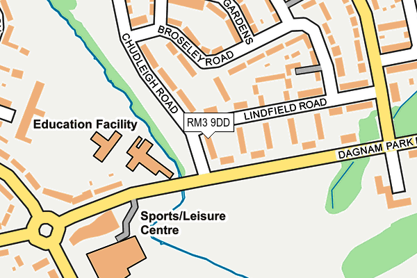 RM3 9DD map - OS OpenMap – Local (Ordnance Survey) RM3 9DD map - OS OpenMap – Local (Ordnance Survey)