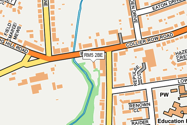 RM5 2BE map - OS OpenMap – Local (Ordnance Survey) RM5 2BE map - OS OpenMap – Local (Ordnance Survey)