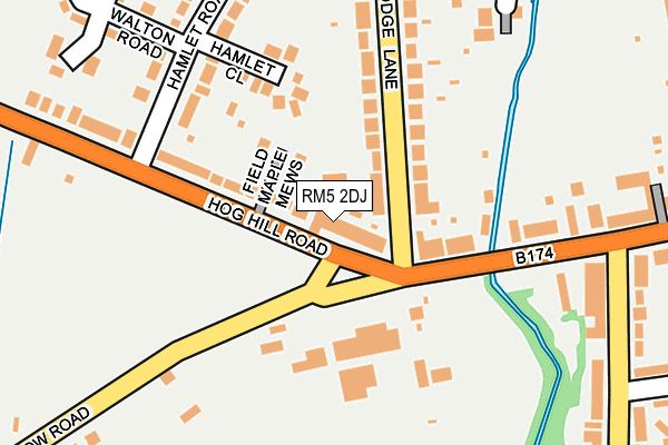 RM5 2DJ map - OS OpenMap – Local (Ordnance Survey) RM5 2DJ map - OS OpenMap – Local (Ordnance Survey)