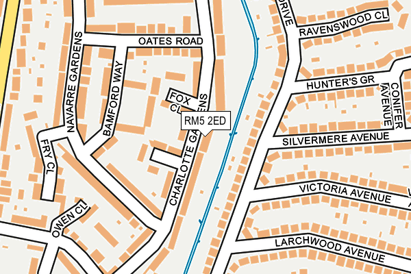 RM5 2ED map - OS OpenMap – Local (Ordnance Survey) RM5 2ED map - OS OpenMap – Local (Ordnance Survey)