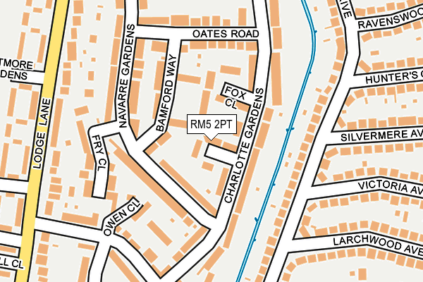 RM5 2PT map - OS OpenMap – Local (Ordnance Survey) RM5 2PT map - OS OpenMap – Local (Ordnance Survey)