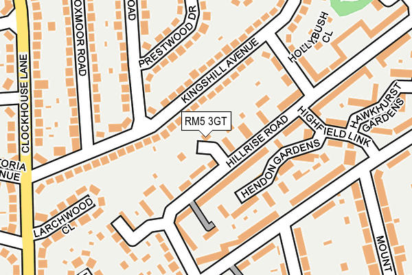 RM5 3GT map - OS OpenMap – Local (Ordnance Survey) RM5 3GT map - OS OpenMap – Local (Ordnance Survey)