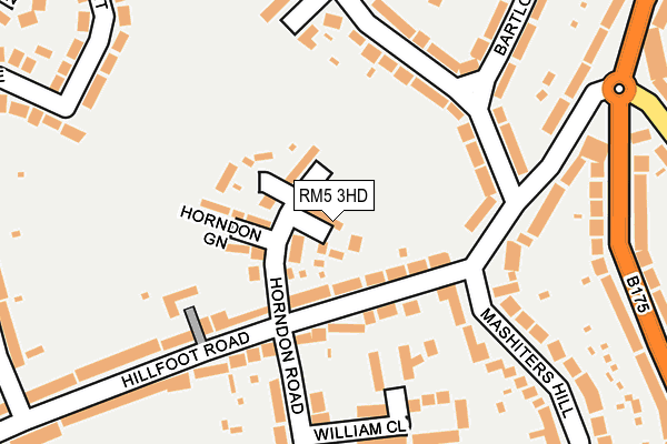 RM5 3HD map - OS OpenMap – Local (Ordnance Survey) RM5 3HD map - OS OpenMap – Local (Ordnance Survey)