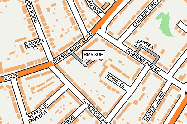 RM5 3UE map - OS OpenMap – Local (Ordnance Survey) RM5 3UE map - OS OpenMap – Local (Ordnance Survey)