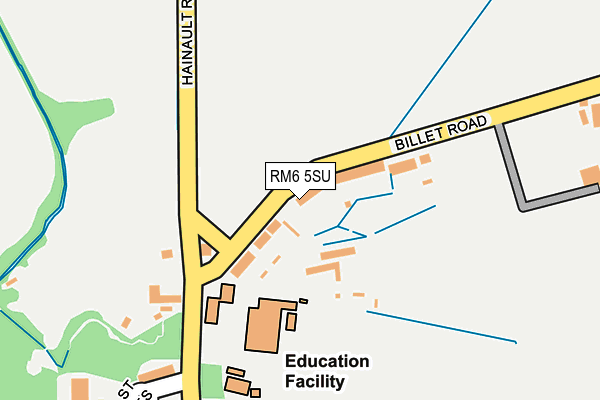 RM6 5SU map - OS OpenMap – Local (Ordnance Survey)