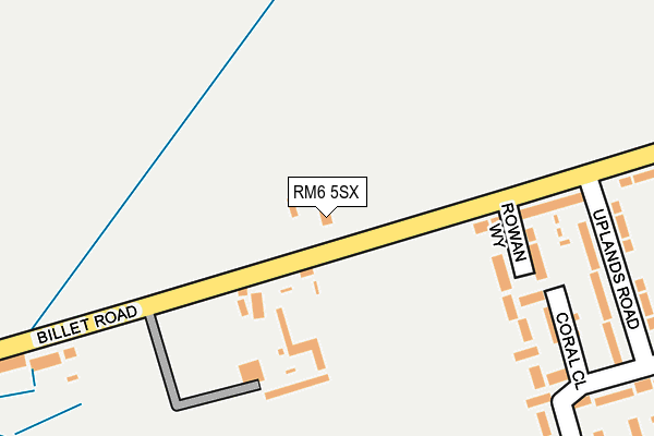 RM6 5SX map - OS OpenMap – Local (Ordnance Survey) RM6 5SX map - OS OpenMap – Local (Ordnance Survey)