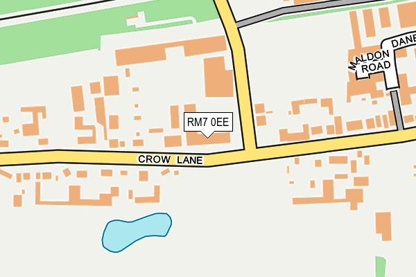 RM7 0EE map - OS OpenMap – Local (Ordnance Survey) RM7 0EE map - OS OpenMap – Local (Ordnance Survey)