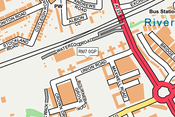 RM7 0GP map - OS OpenMap – Local (Ordnance Survey) RM7 0GP map - OS OpenMap – Local (Ordnance Survey)