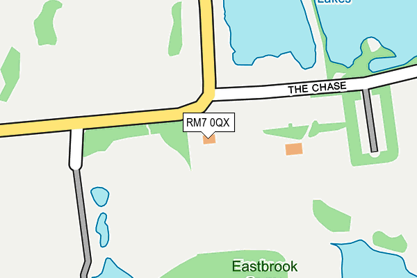 RM7 0QX map - OS OpenMap – Local (Ordnance Survey) RM7 0QX map - OS OpenMap – Local (Ordnance Survey)