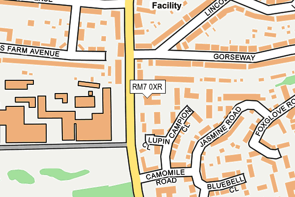 RM7 0XR map - OS OpenMap – Local (Ordnance Survey) RM7 0XR map - OS OpenMap – Local (Ordnance Survey)
