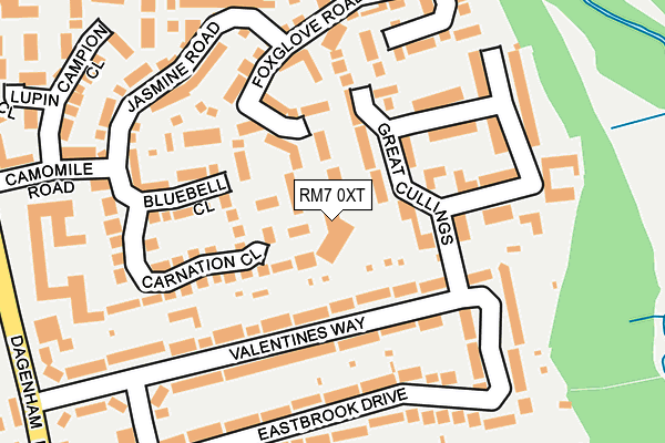 RM7 0XT map - OS OpenMap – Local (Ordnance Survey) RM7 0XT map - OS OpenMap – Local (Ordnance Survey)