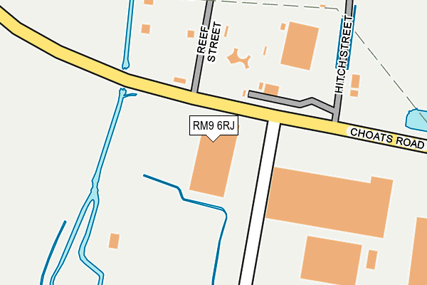 RM9 6RJ map - OS OpenMap – Local (Ordnance Survey) RM9 6RJ map - OS OpenMap – Local (Ordnance Survey)