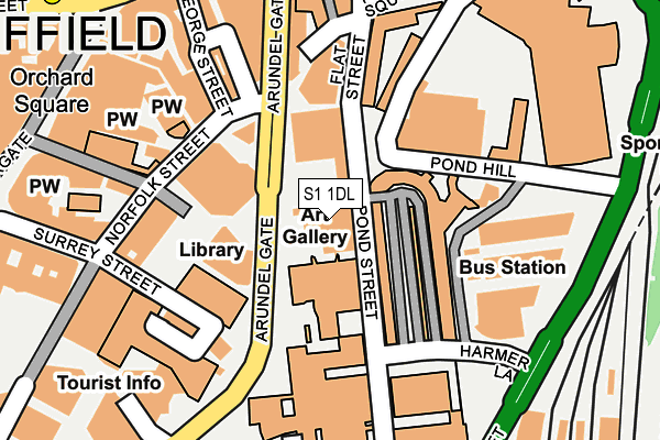 S1 1DL map - OS OpenMap – Local (Ordnance Survey) S1 1DL map - OS OpenMap – Local (Ordnance Survey)