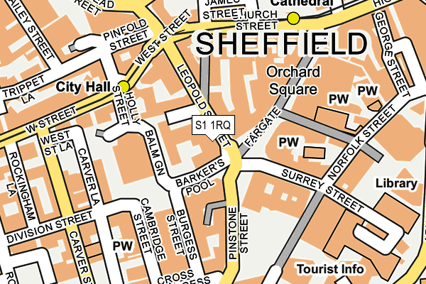 S1 1RQ map - OS OpenMap – Local (Ordnance Survey) S1 1RQ map - OS OpenMap – Local (Ordnance Survey)