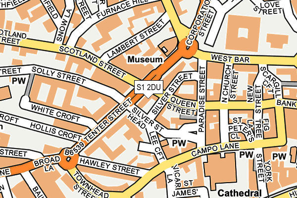 S1 2DU map - OS OpenMap – Local (Ordnance Survey) S1 2DU map - OS OpenMap – Local (Ordnance Survey)