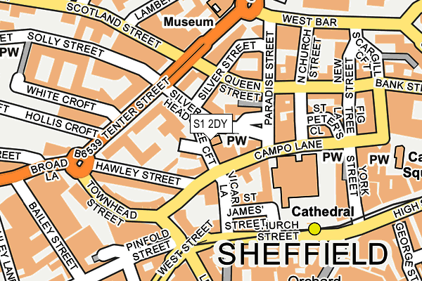 S1 2DY map - OS OpenMap – Local (Ordnance Survey) S1 2DY map - OS OpenMap – Local (Ordnance Survey)