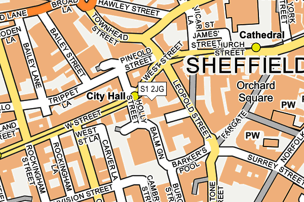 S1 2JG map - OS OpenMap – Local (Ordnance Survey) S1 2JG map - OS OpenMap – Local (Ordnance Survey)
