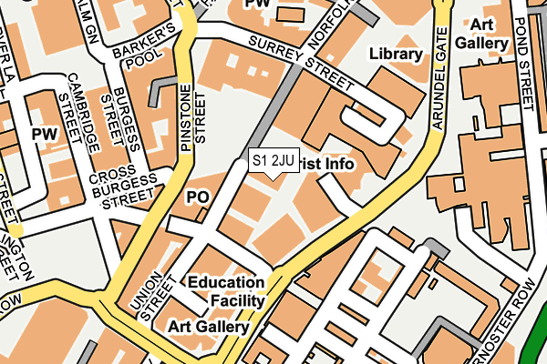 S1 2JU map - OS OpenMap – Local (Ordnance Survey) S1 2JU map - OS OpenMap – Local (Ordnance Survey)