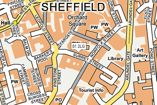 S1 2LG map - OS OpenMap – Local (Ordnance Survey) S1 2LG map - OS OpenMap – Local (Ordnance Survey)