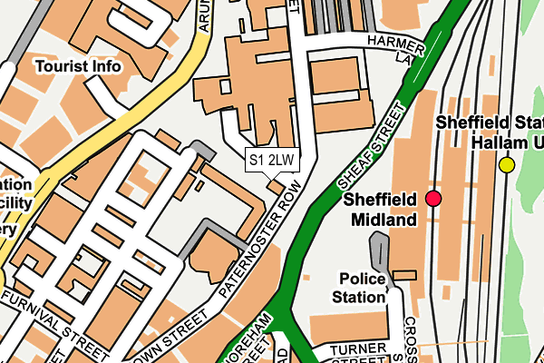 S1 2LW map - OS OpenMap – Local (Ordnance Survey) S1 2LW map - OS OpenMap – Local (Ordnance Survey)